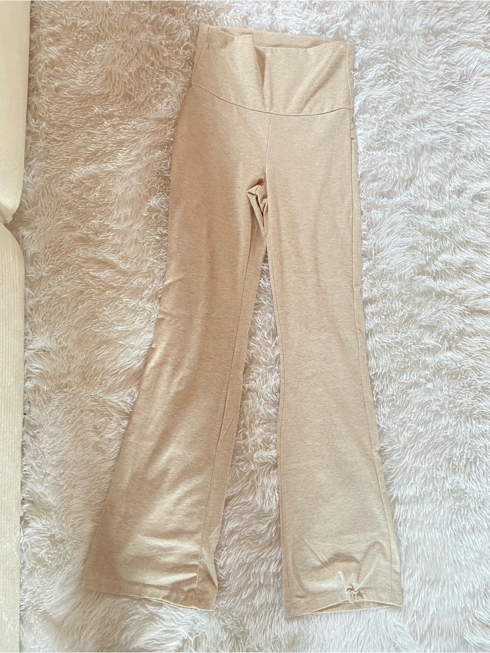 NWOT Dusty Pink Fold-Over Lounge Pants, Size XS
